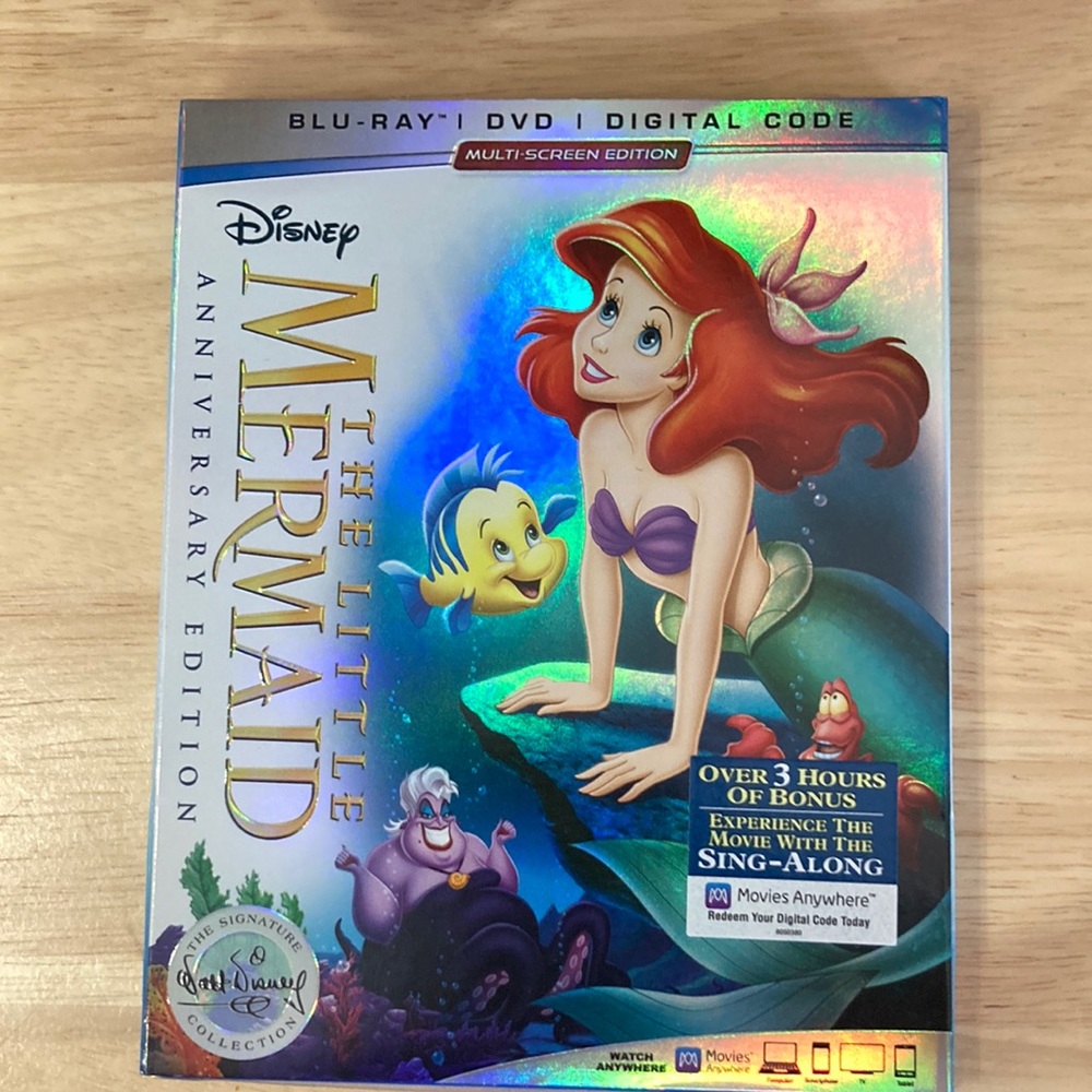 DVD:  Disney The Little Mermaid Anniversary Edition, unopened